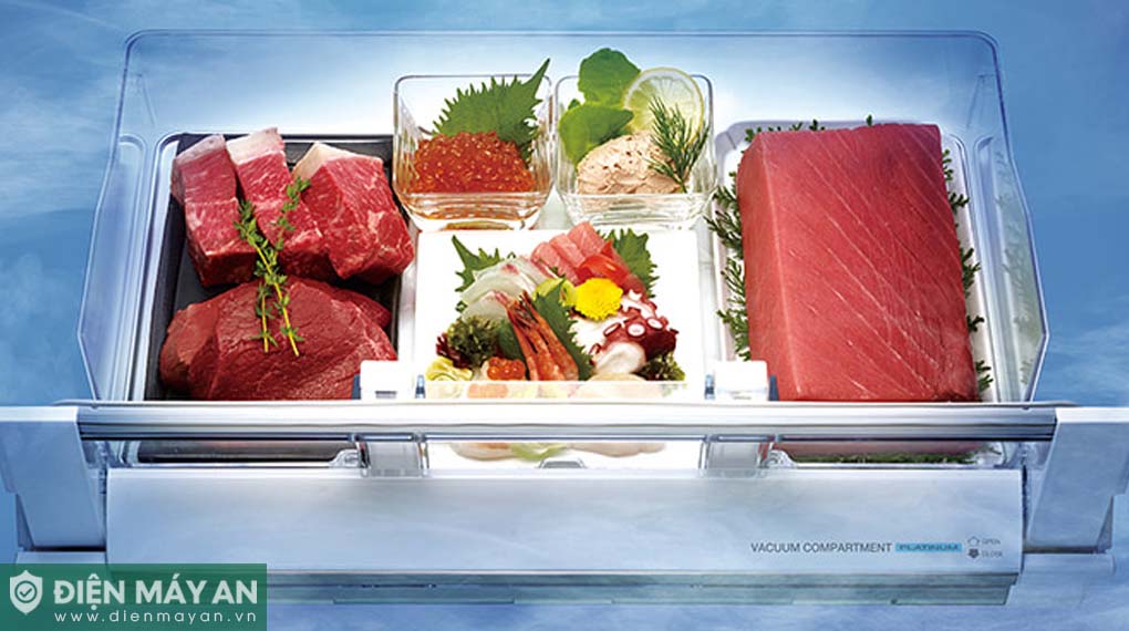 Tủ lạnh Hitachi Inverter 617 lít Multi Door R-HW620RV X